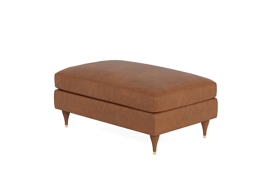 Sloan Leather Storage Ottoman - Image 2
