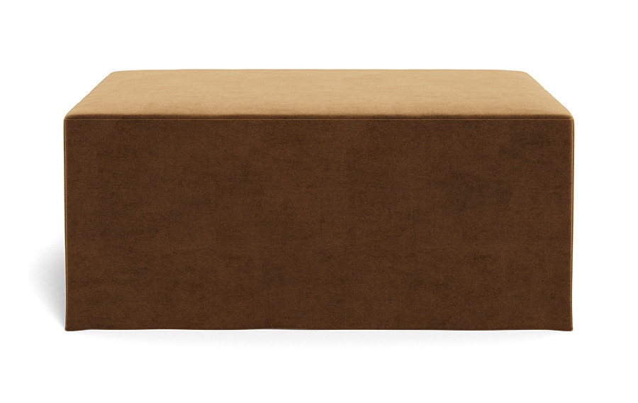 Dixon Slipcovered Rectangle Ottoman - Image 0