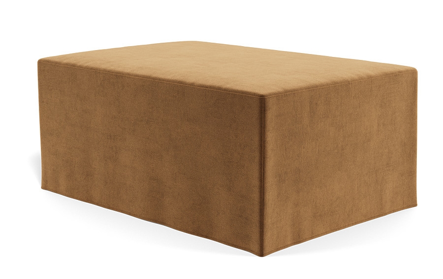 Dixon Slipcovered Rectangle Ottoman - Image 3