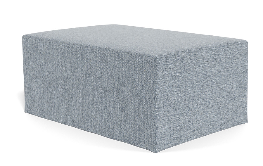 Dixon Slipcovered Rectangle Ottoman - Image 3