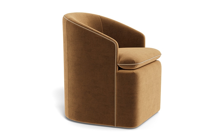 Daphne Upholstered Chair with Contrast Piping - Image 3