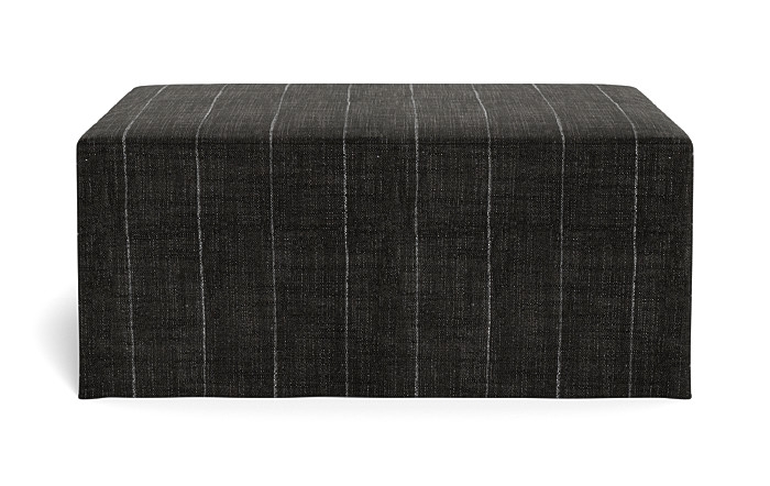 Dixon Slipcovered Rectangle Ottoman - Image 0