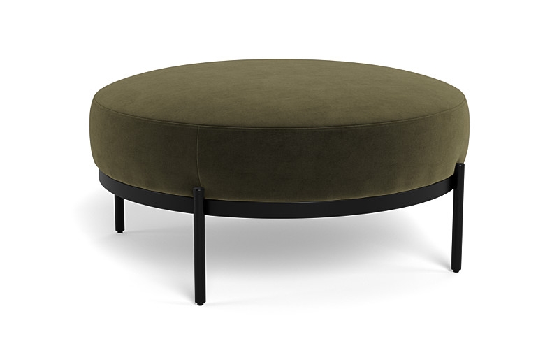 Kyle Round Coffee Table Ottoman - Image 2