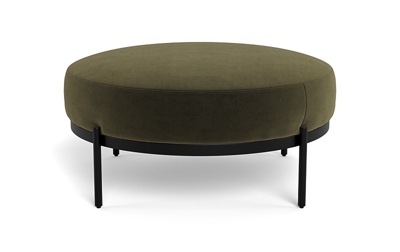 Kyle Round Coffee Table Ottoman - Image 3