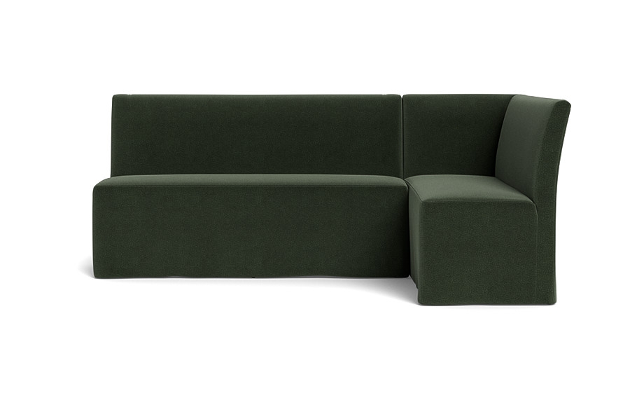 Dorian Slipcovered Right Banquette - Image 0