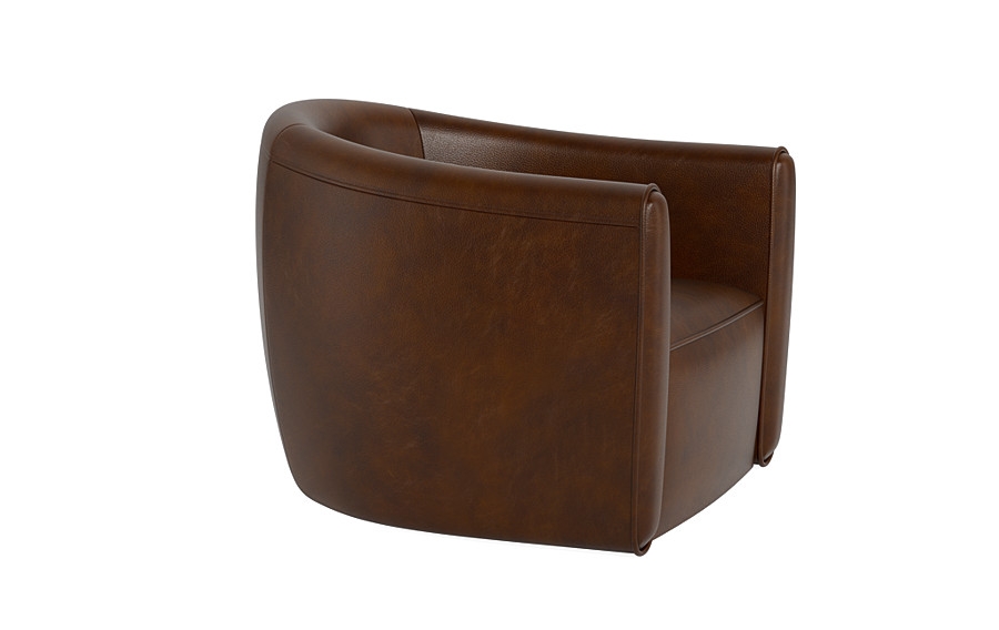 Lawson Leather Swivel Chair - Image 1