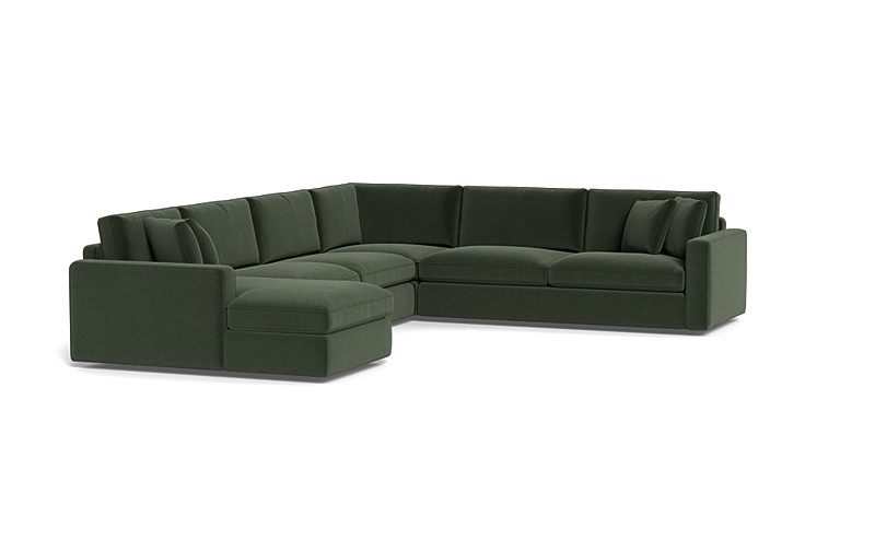 James 4-Piece 5-Seat Corner Chaise Sectional Left - Image 2