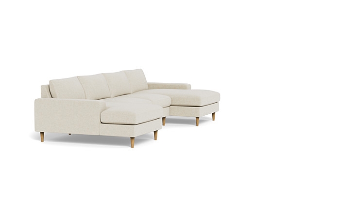 Saylor Wide Arm 3-Piece U-Sectional - Image 4