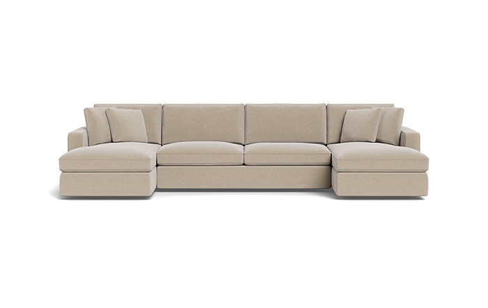 James 3-Piece 4-Seat U Chaise Sectional - Image 0