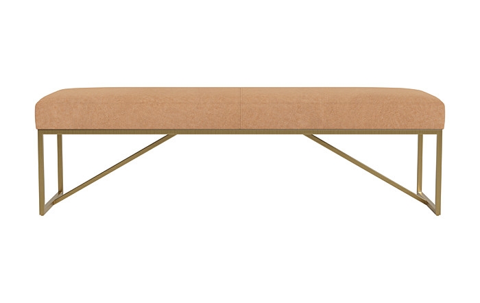 Otto Leather Bench - Image 0