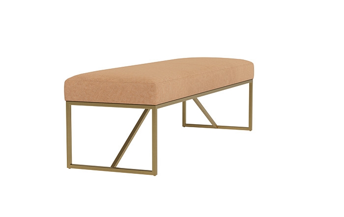 Otto Leather Bench - Image 1