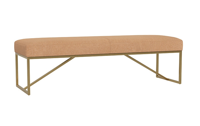 Otto Leather Bench - Image 2