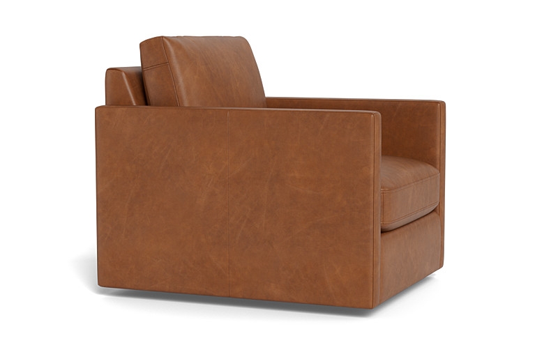 Scarlett Leather Swivel Chair - Image 3