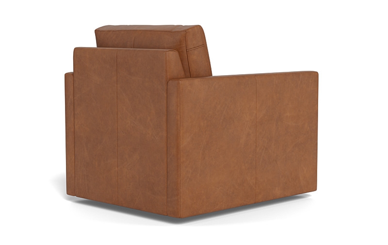 Scarlett Leather Swivel Chair - Image 1