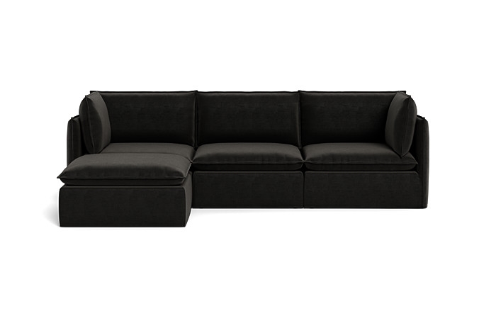 Josie Slipcovered Modular 3-Seat Chaise Sectional - Image 0