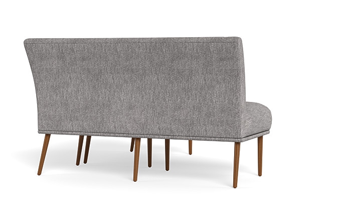 Dorian Upholstered Petite Left Banquette with Tufting Option - Image 1