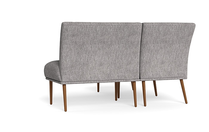 Dorian Upholstered Petite Left Banquette with Tufting Option - Image 4