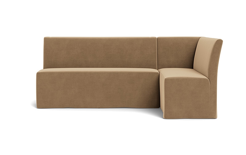 Dorian Slipcovered Right Banquette - Image 0