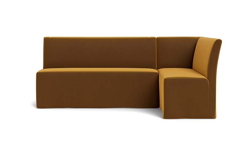 Dorian Slipcovered Right Banquette - Image 0