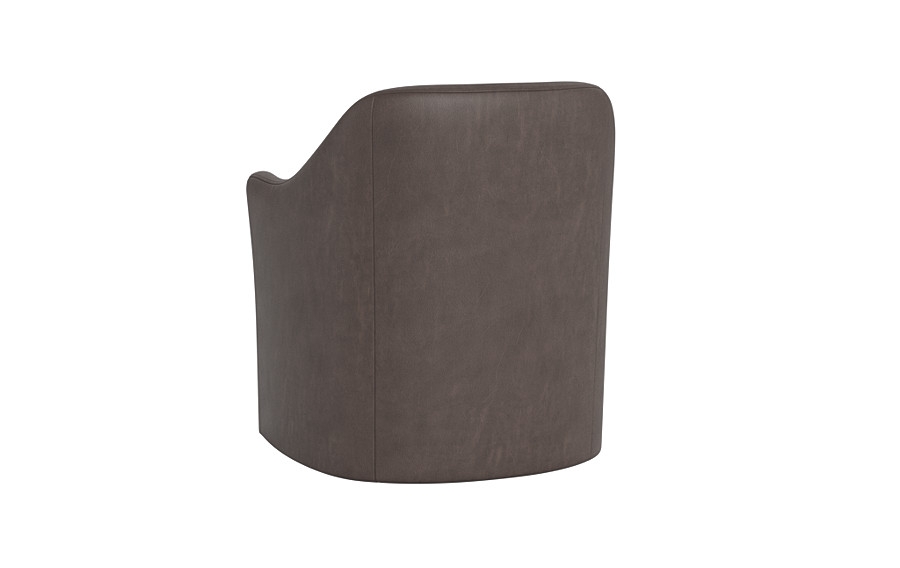 Savona Leather Swivel Chair - Image 4