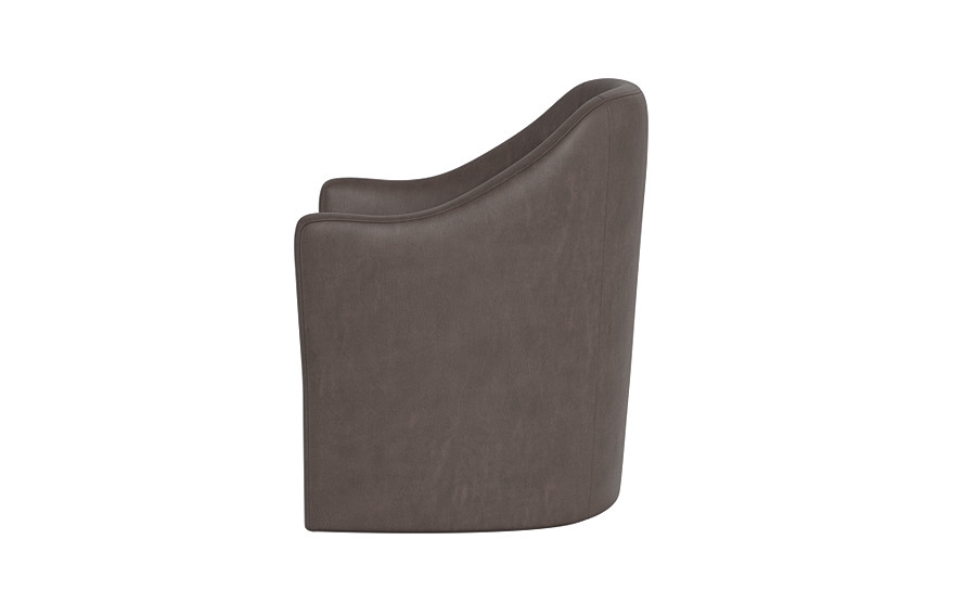 Savona Leather Swivel Chair - Image 2