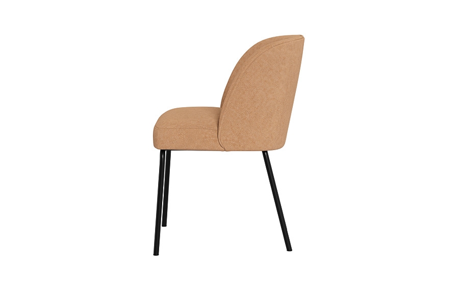 Graham Leather Metal Framed Upholstered Chair - Image 3