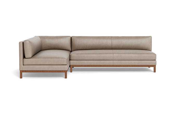 Jasper Leather  Chaise Sectional - Image 0