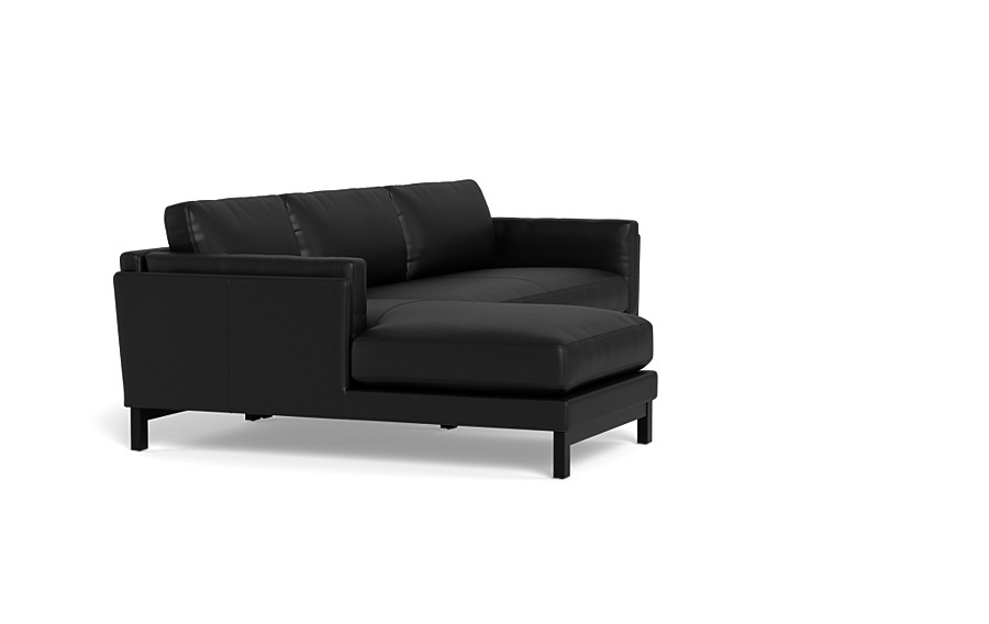 Gaby Leather 3-Seat  Chaise Sectional - Image 1
