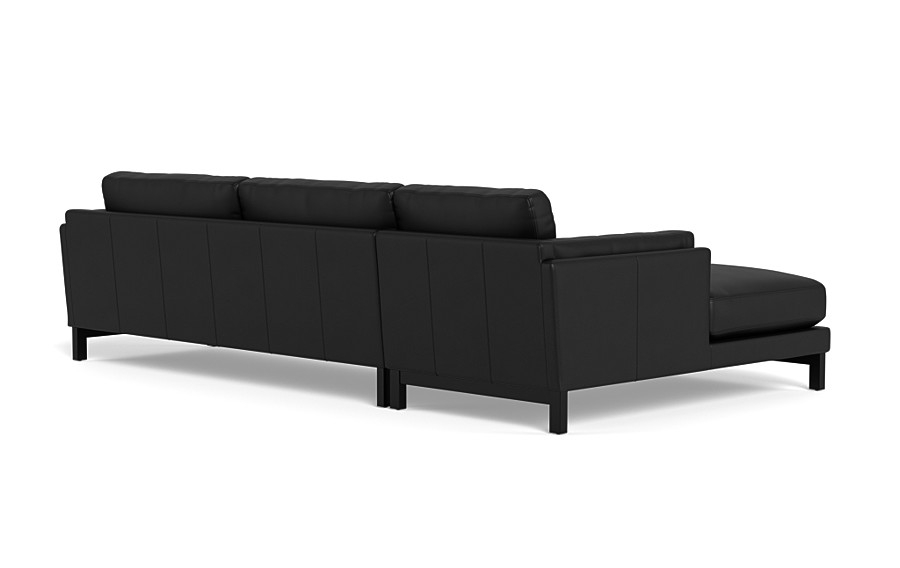Gaby Leather 3-Seat  Chaise Sectional - Image 3