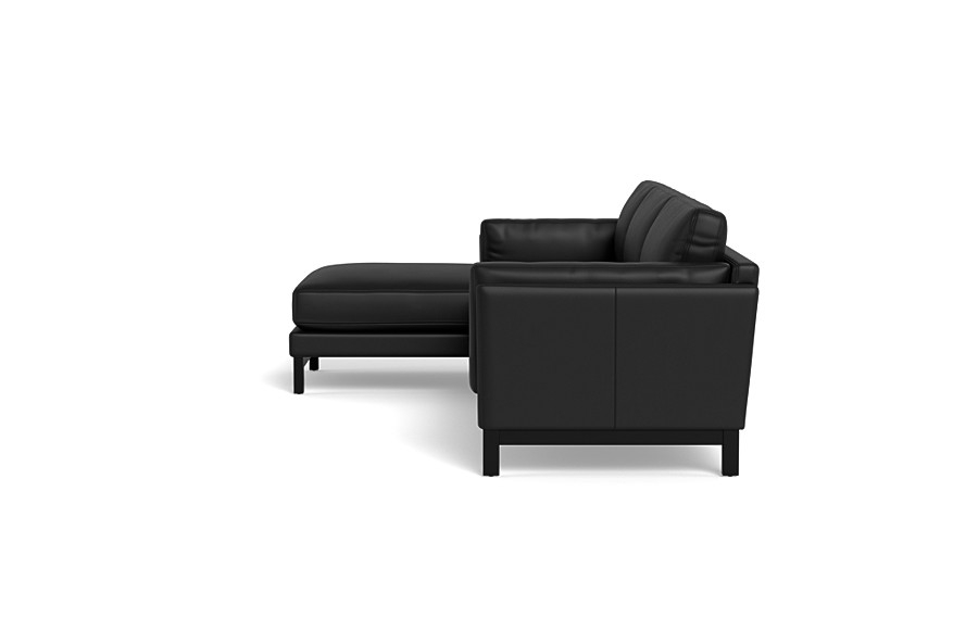 Gaby Leather 3-Seat  Chaise Sectional - Image 2