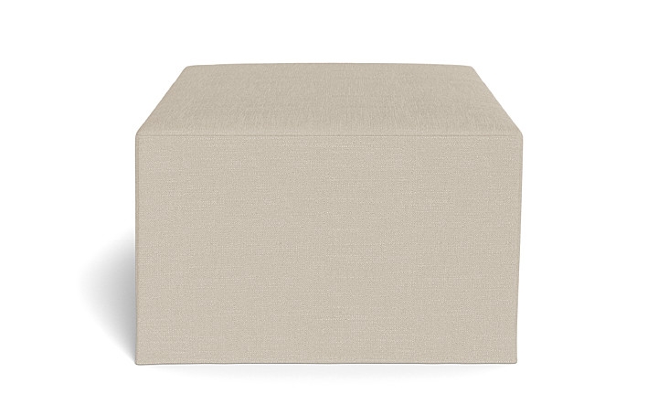 Dixon Slipcovered Rectangle Ottoman - Image 2