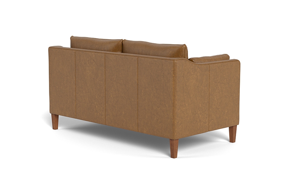 Caitlin Leather Loveseat by The Everygirl® - Image 1