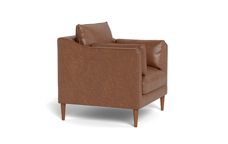 Caitlin Leather Petite Chair by The EverygirlÃ?Â® - Image 3