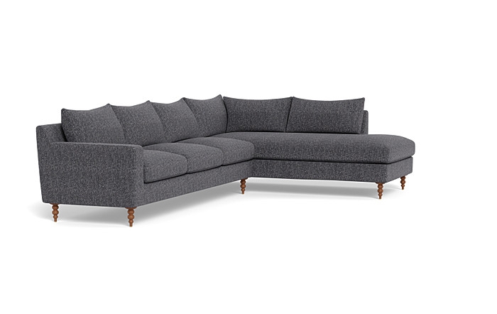 Sloan 4-Seat  Bumper Sectional - Image 1