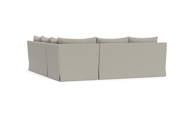 Sloan Slipcovered Corner 4-Seat Sectional Sofa - Image 1