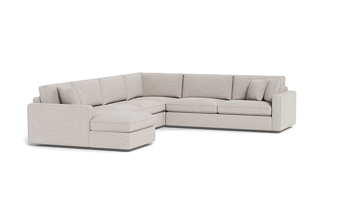 James 4-Piece 5-Seat Corner Chaise Sectional Left - Image 3