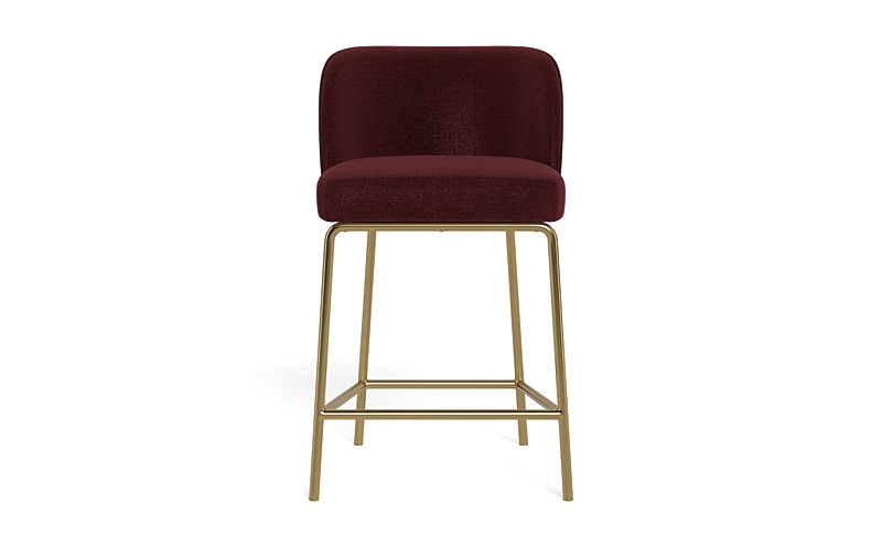 Graham Metal Framed Upholstered Counter Stool - Image 0