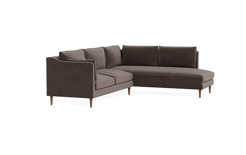 Caitlin 3-Seat  Bumper Sectional by The Everygirl® - Image 3