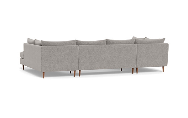 Sloan 3-Piece U-Bumper Sectional - Image 3