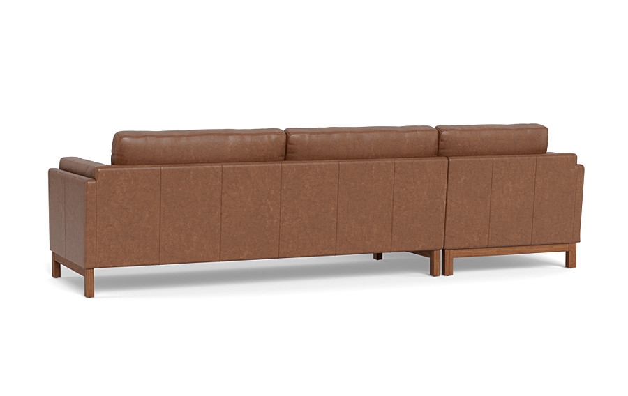 Gaby Leather 3-Seat  Chaise Sectional - Image 2