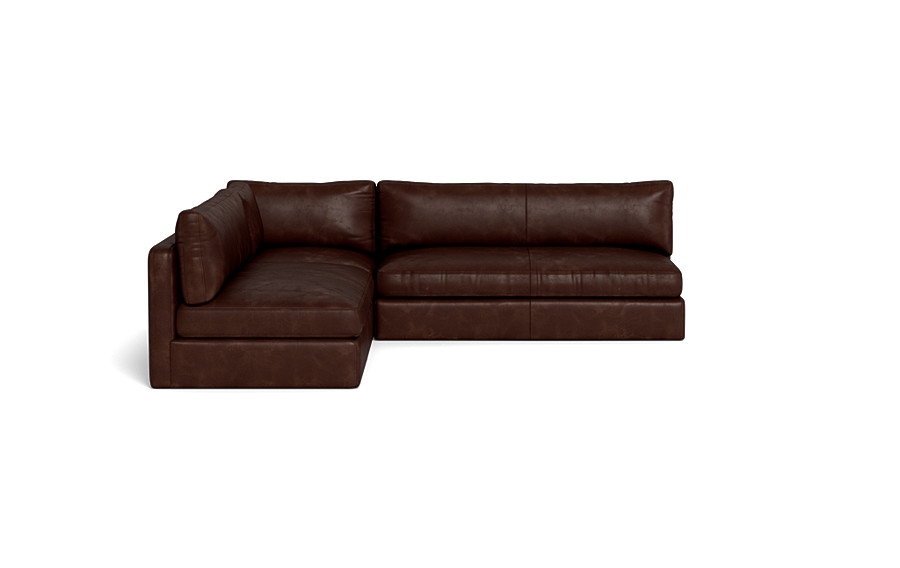 Tatum Leather Modular 3-Piece Corner Sectional - Image 0
