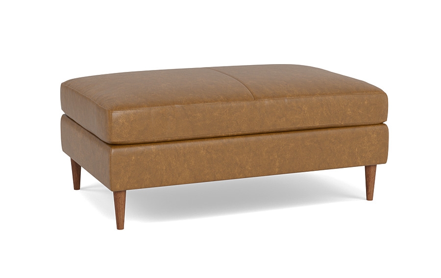 Sloan Leather Ottoman - Image 3