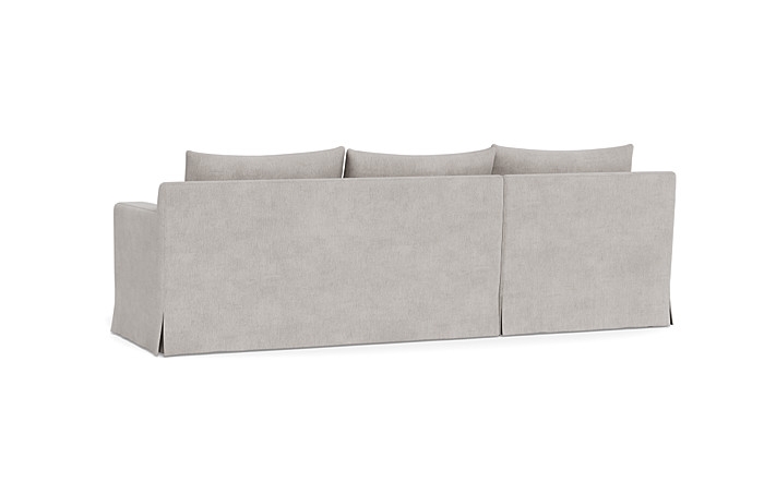 Sloan Slipcovered  Chaise Sectional - Image 1