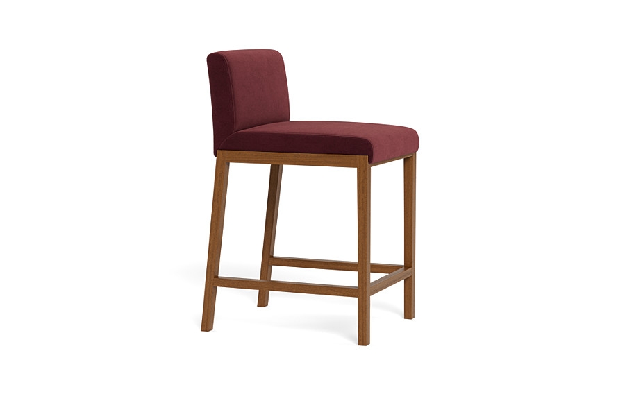 Callen Wood Framed Upholstered Stool - Image 4