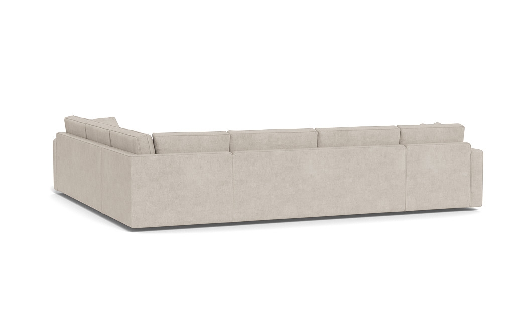 James 4-Piece 5-Seat Corner Chaise Sectional Left with Storage - Image 3