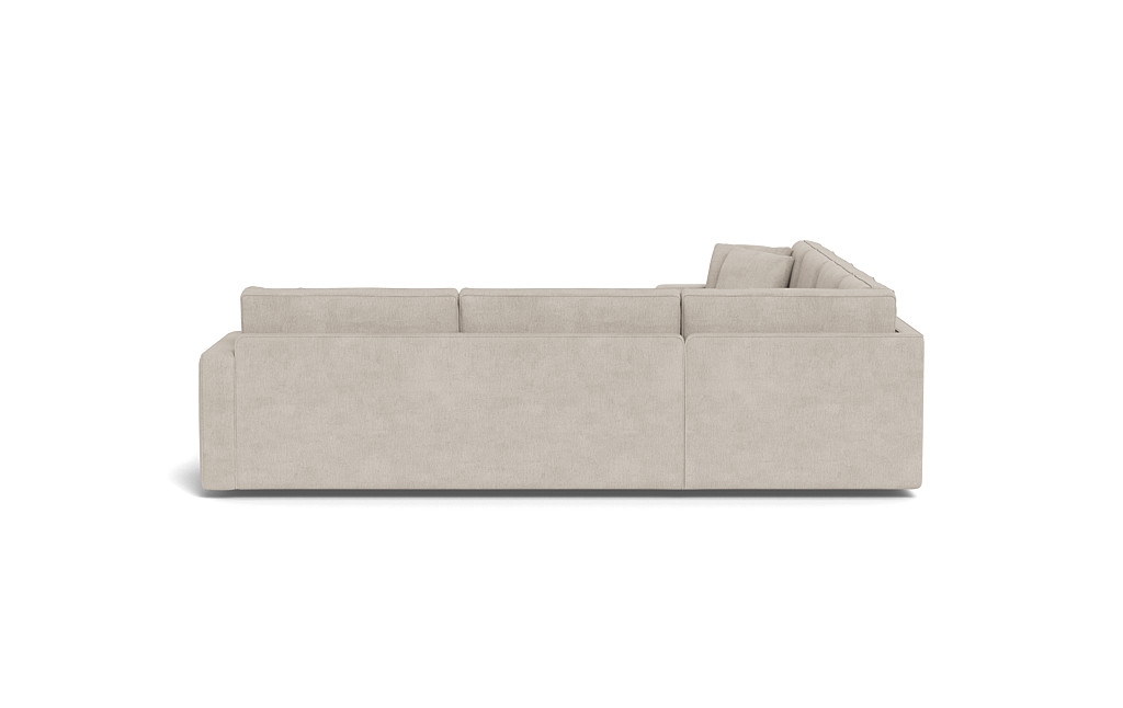 James 4-Piece 5-Seat Corner Chaise Sectional Left with Storage - Image 1