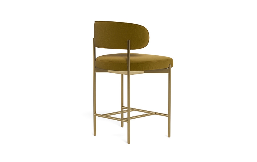 Hollis Metal Framed Upholstered Counter Stool - Image 4