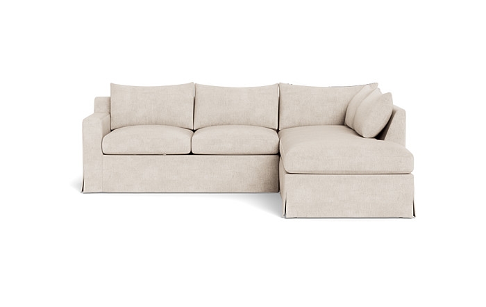 Sloan Slipcovered 3-Seat  Bumper Sectional - Image 0