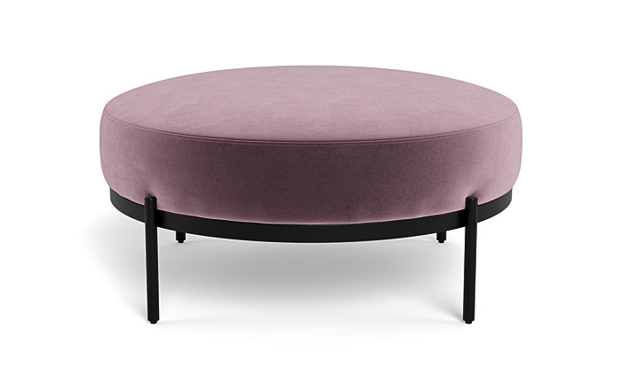 Kyle Round Coffee Table Ottoman - Image 0