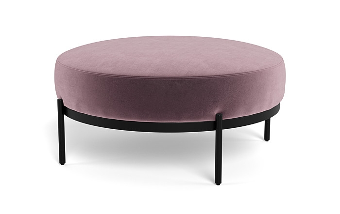 Kyle Round Coffee Table Ottoman - Image 4